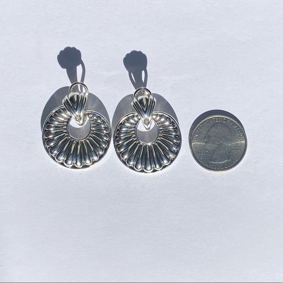 Vintage LAGOS 925/14KT post Chi Chi round fluted earrings✨ - Picture 13 of 16